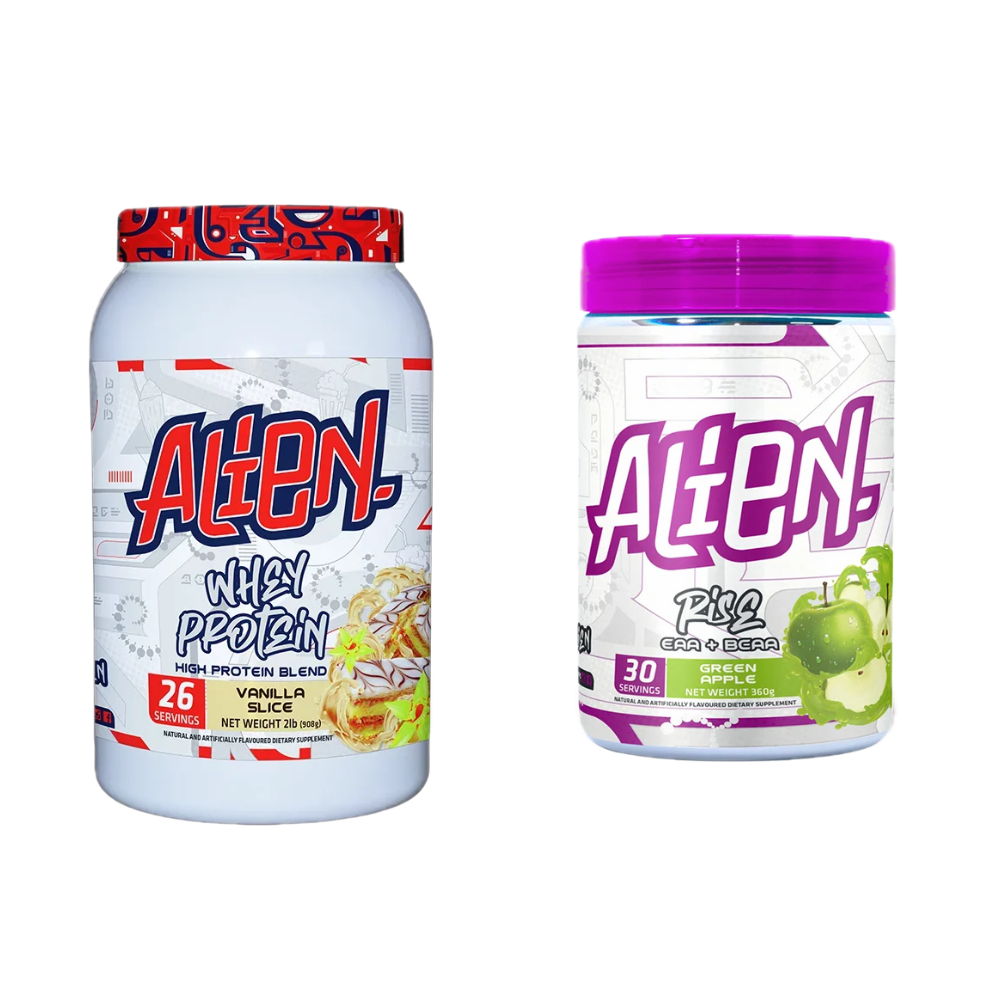 Alien Whey Blend X Rise BCAA Bundle