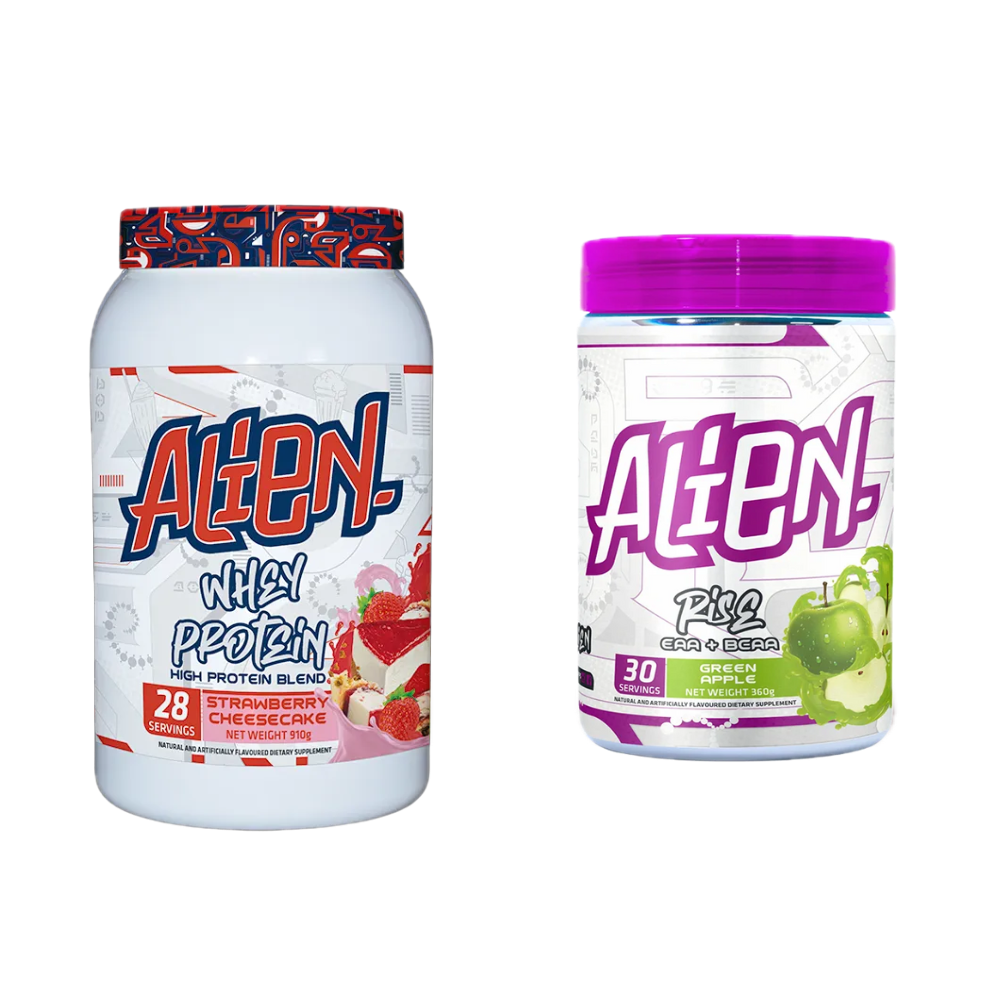 Alien Whey Blend X Rise BCAA Bundle