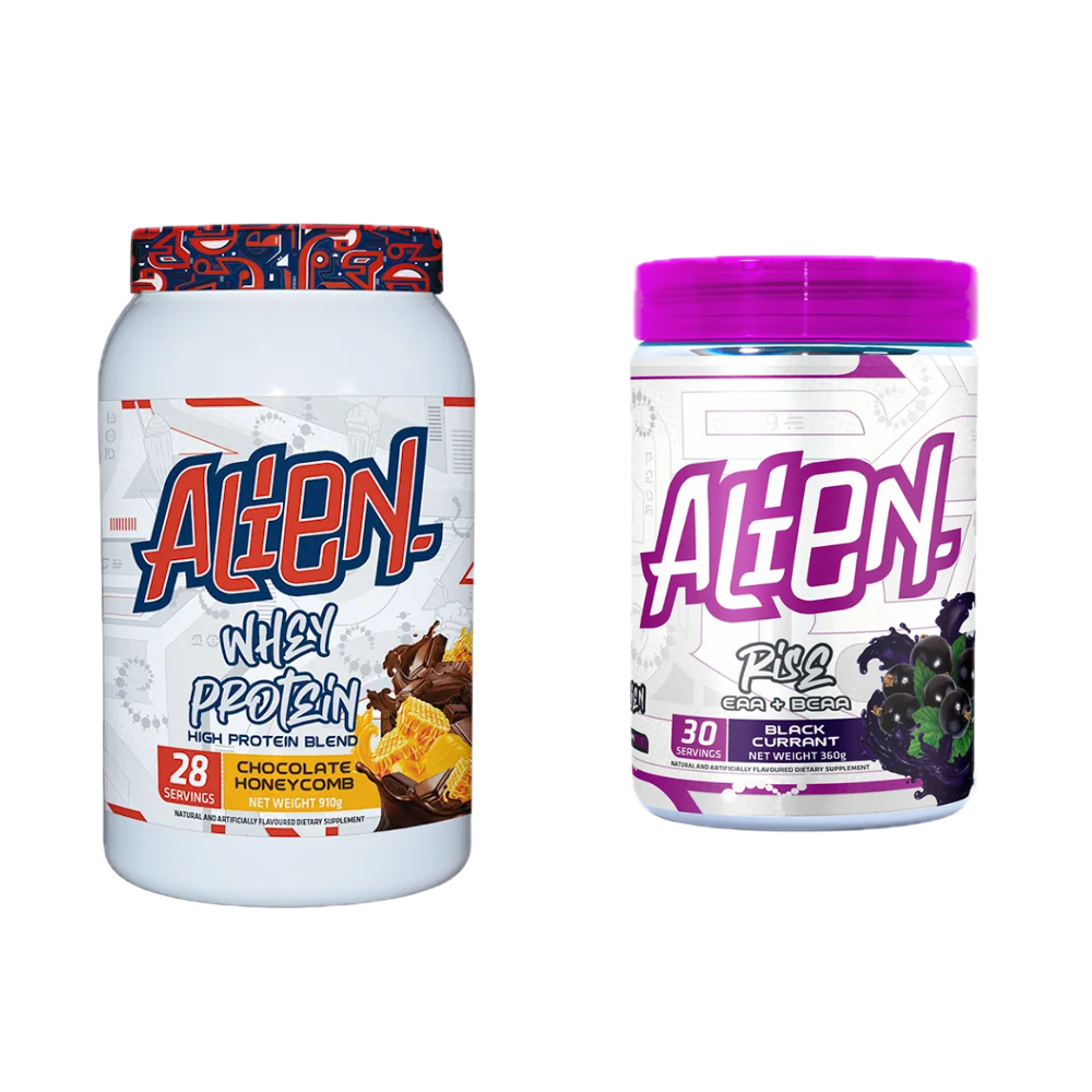 Alien Whey Blend X Rise BCAA Bundle