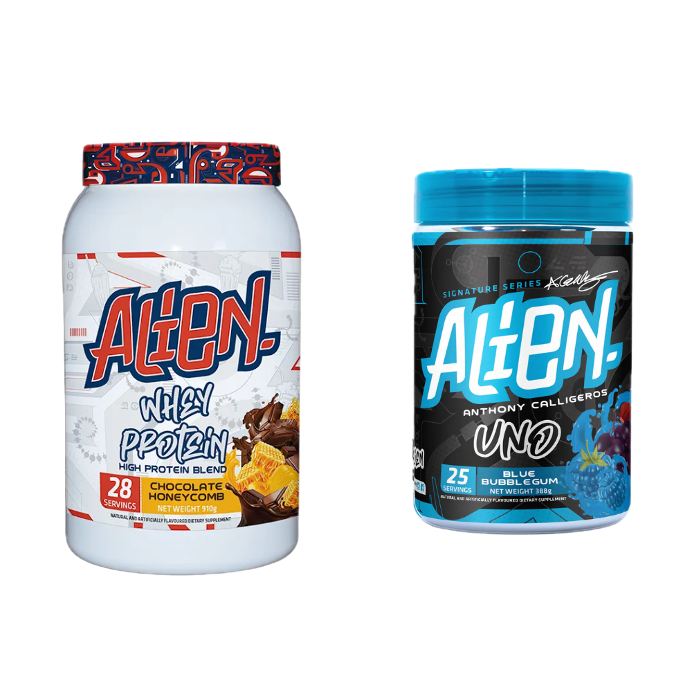 Alien Whey Blend X Uno Pre Bundle